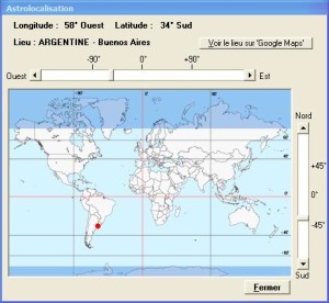 Astrolocalisation