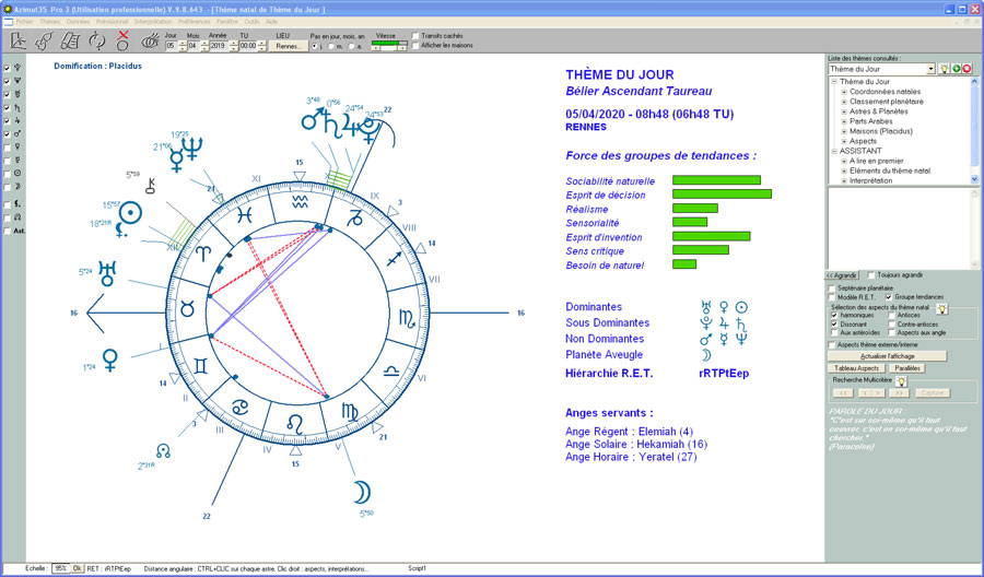 Thème 'Simple bleu'